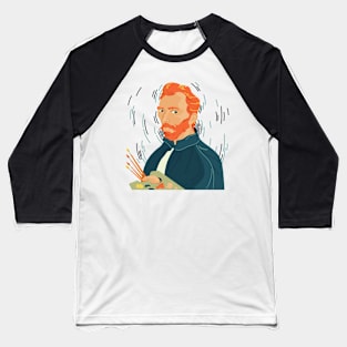 Van Gogh Painting Baseball T-Shirt